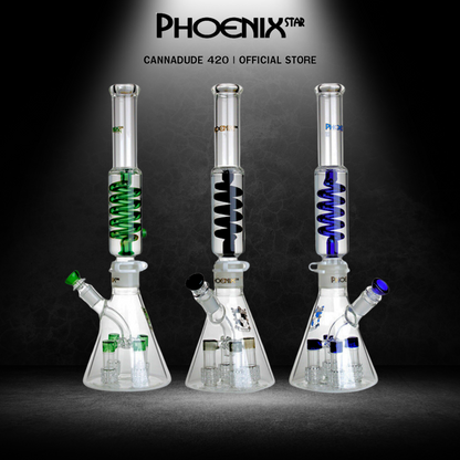 Lego Glycerin 4 Showerhead Glass Bong 18 Inches