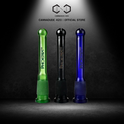 Adaptor Glass Bong Downstem with Phoenix Logo 14 mm.