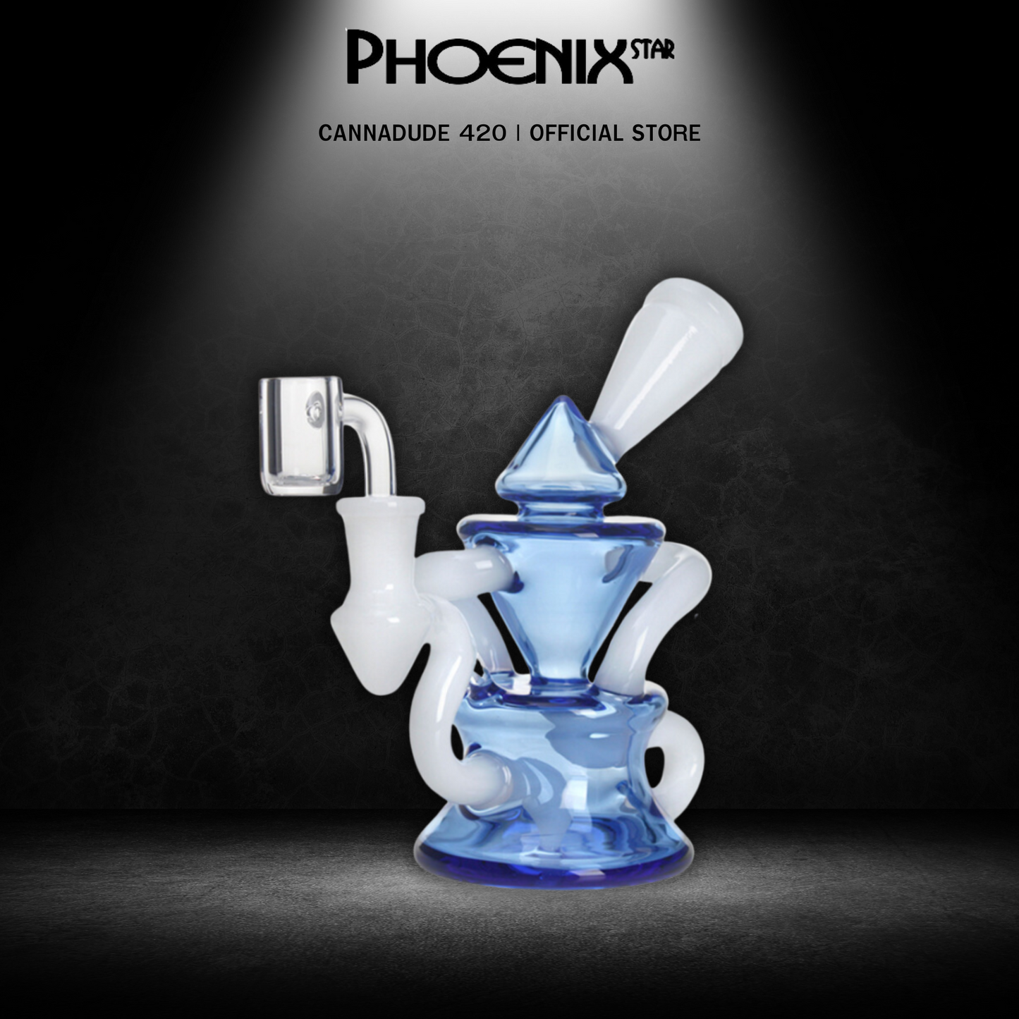 Mushroom Recycler Dab Rig 6.5 Inches