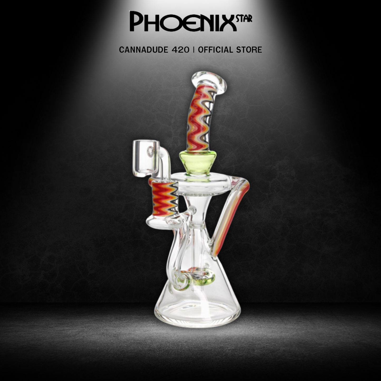 King Tornado Recycler Dab Rig 8.2 Inches