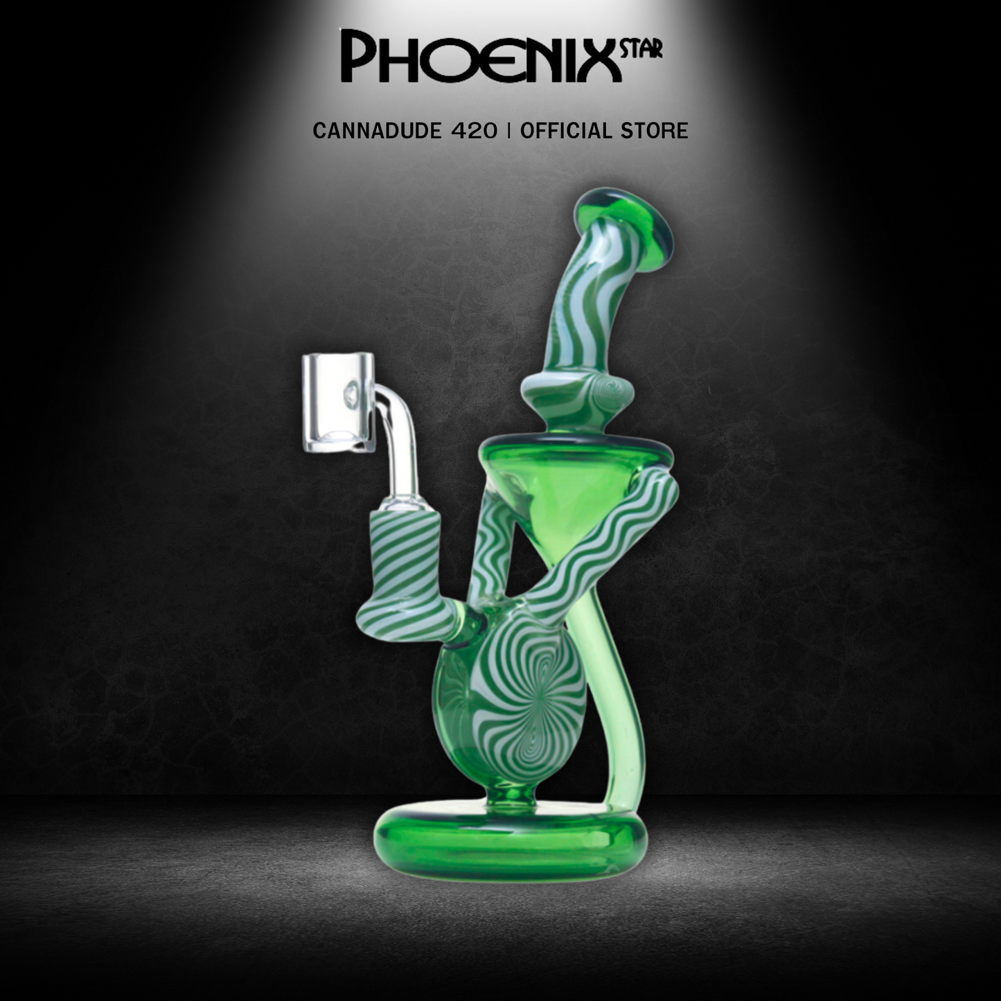 Reb Bull Recycler Dab Rig 8 Inches