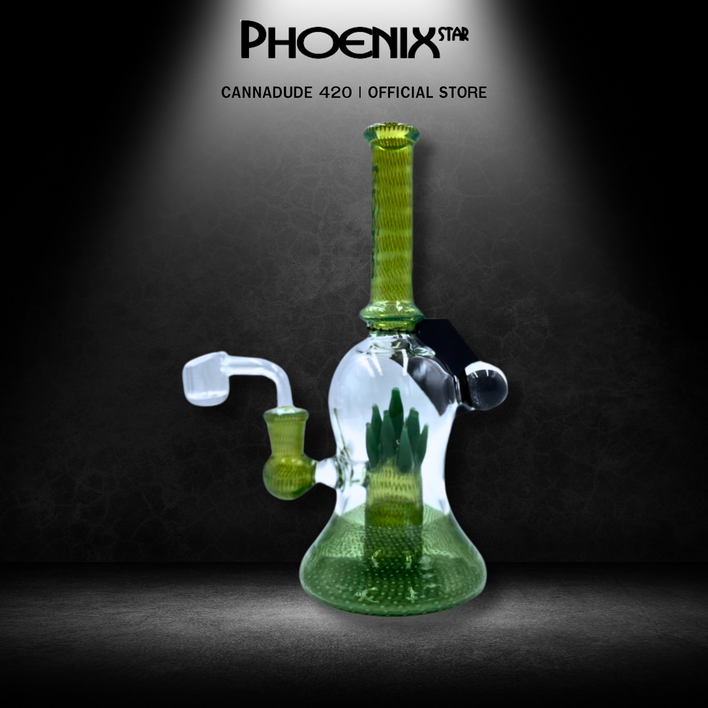 Pineapple Perc Dab Rig 9 Inches