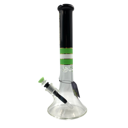 Aladdin Glass Bong 24K Gold Line 16 Inches