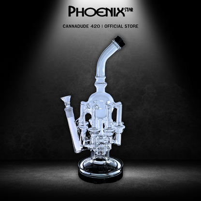 Omega Line Recycler Glass Bong 13 Inches
