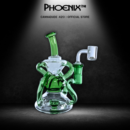 Flower Paul Recycler Dab Rig 7.5 Inches