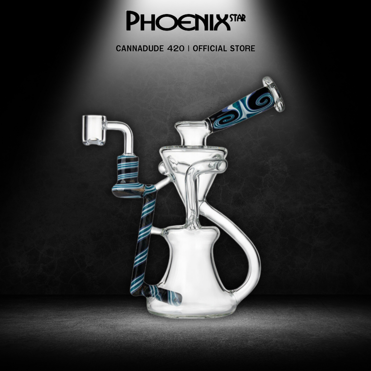 Tronto Rod Recycler Dab Rig 7 Inches
