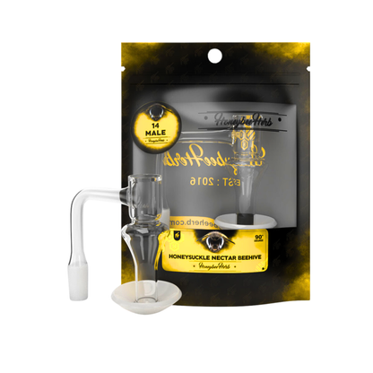 HONEYBEE HERB | HONEYSUCKLE NECTAR BEEHIVE QUARTZ BANGER