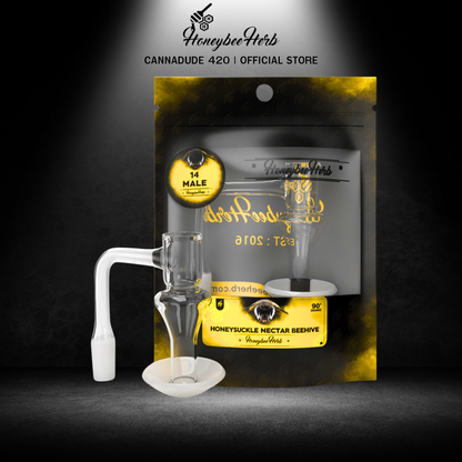 HONEYBEE HERB | HONEYSUCKLE NECTAR BEEHIVE QUARTZ BANGER