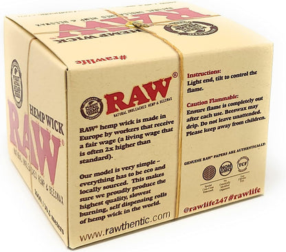 RAW Hemp Wick