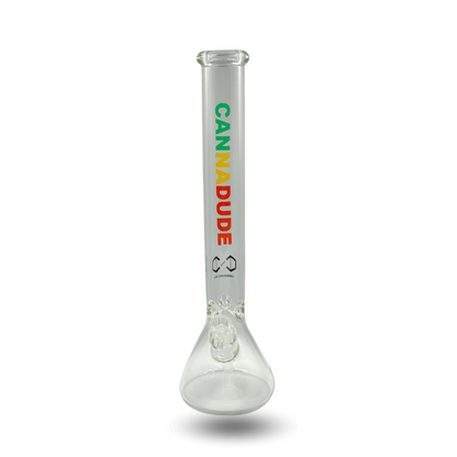 CannaDude 420 Beaker Glass Bong Rasta