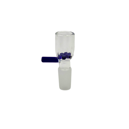 Long Nail 6 Holes Bong Bowl