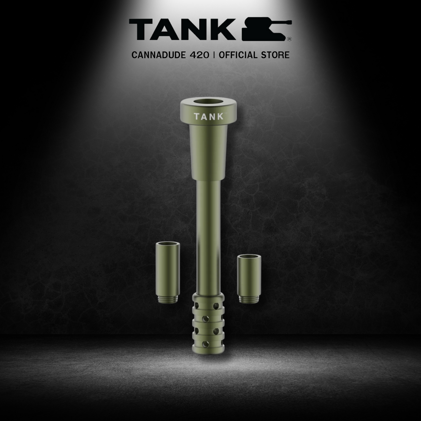 Tank Glass TANK Universal Metal Downstem