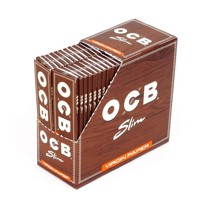 OCB Virgin Paper Rolling Papers Slim King Size