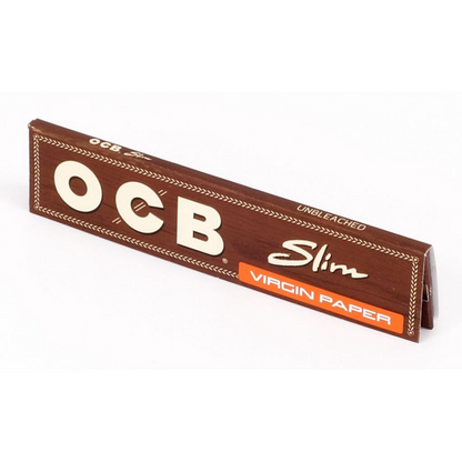 OCB Virgin Paper Rolling Papers Slim King Size