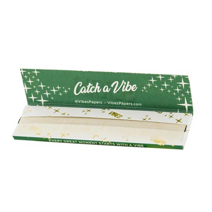 Vibes Organic Hemp Green Rolling Paper King Size
