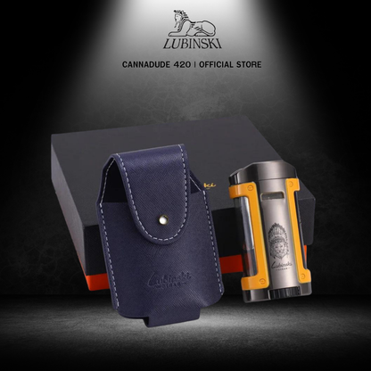 LUBINSKI Lighter with Leather Case YJA-10006