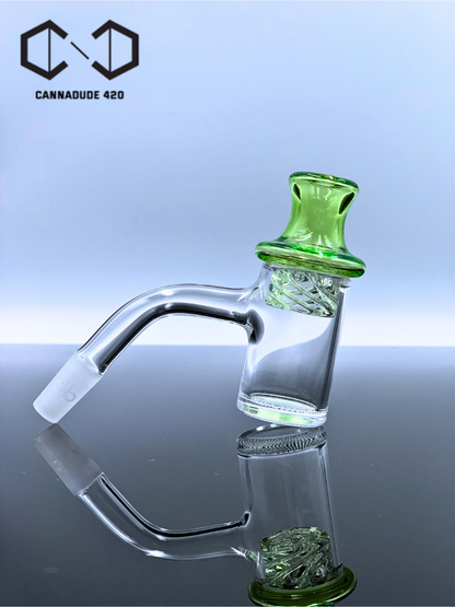 Hat Vortex UFO Spinning Carb Cap For Quartz Banger 25mm
