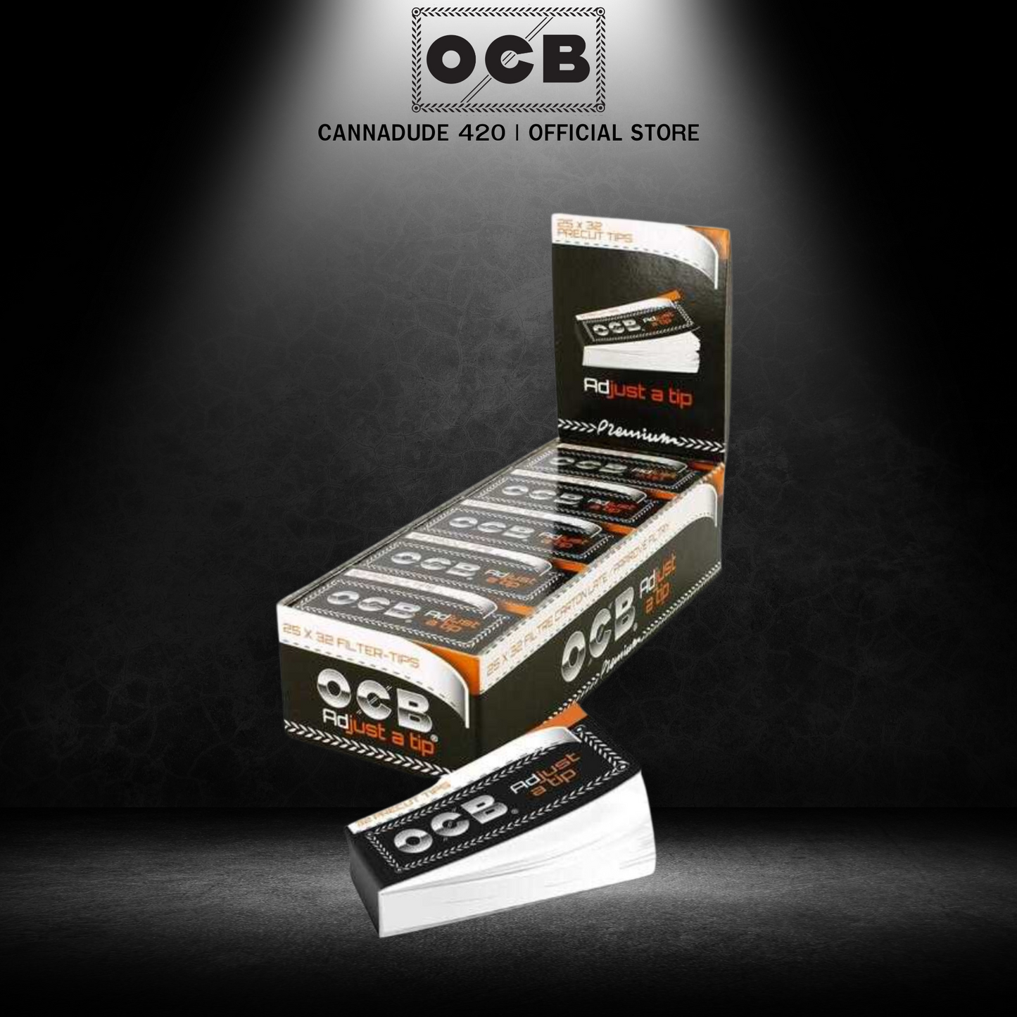 OCB Precut Adjustable Tips Filter