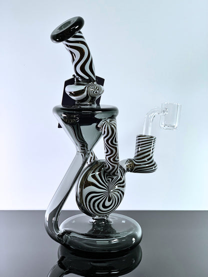 Reb Bull Recycler Dab Rig 8 Inches