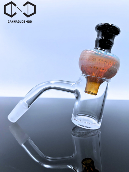 Thick Pyrex Bubble Carb Cap For Quartz Banger