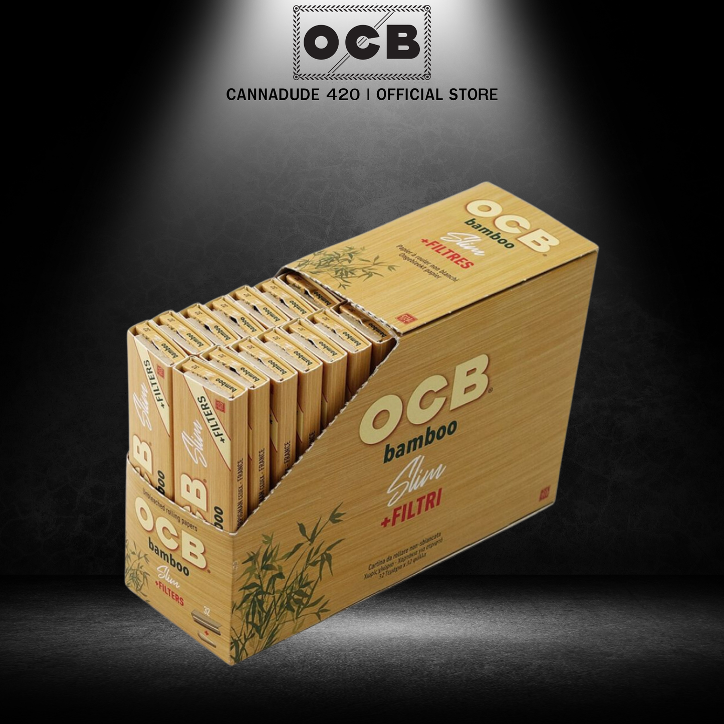 OCB Bamboo Rolling Paper With Filter King Size