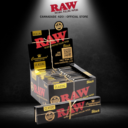 RAW Black Classic Connoisseur King Size Slim