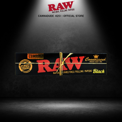 RAW Black Classic Connoisseur King Size Slim