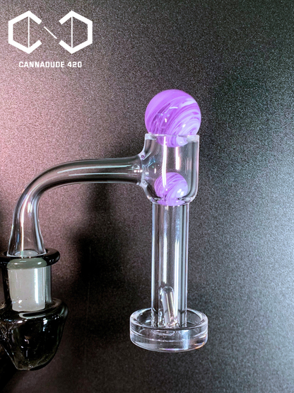 Glass Terp Slurper Set 20mm Carb Cap For Quartz Banger