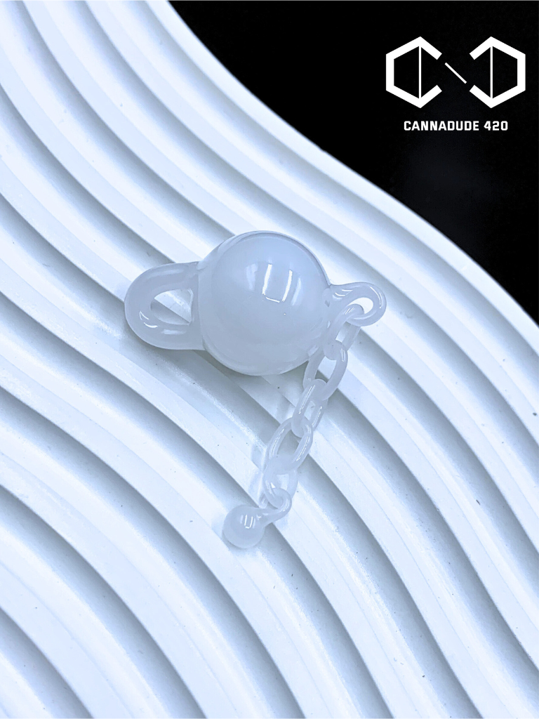 X Mas Glass Terp Chains 22mm Carb Cap For Quartz Banger