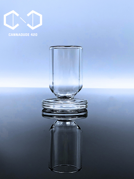Clear Glass Carb Cap Stand