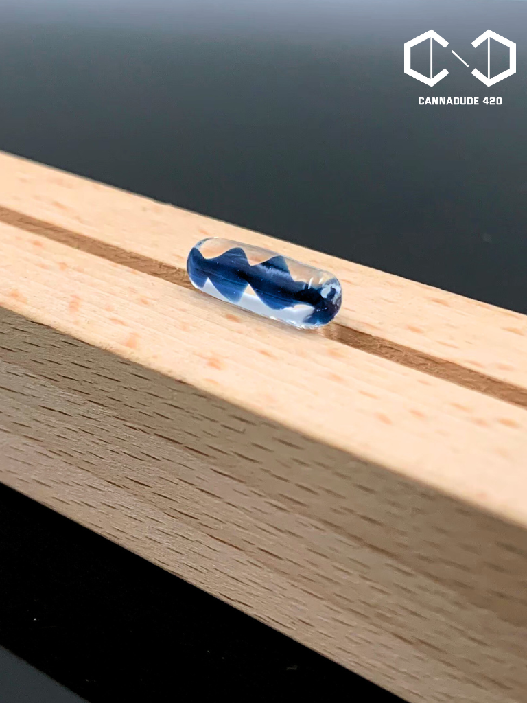 Spin Glass Pill For Carb Cap Quartz Banger