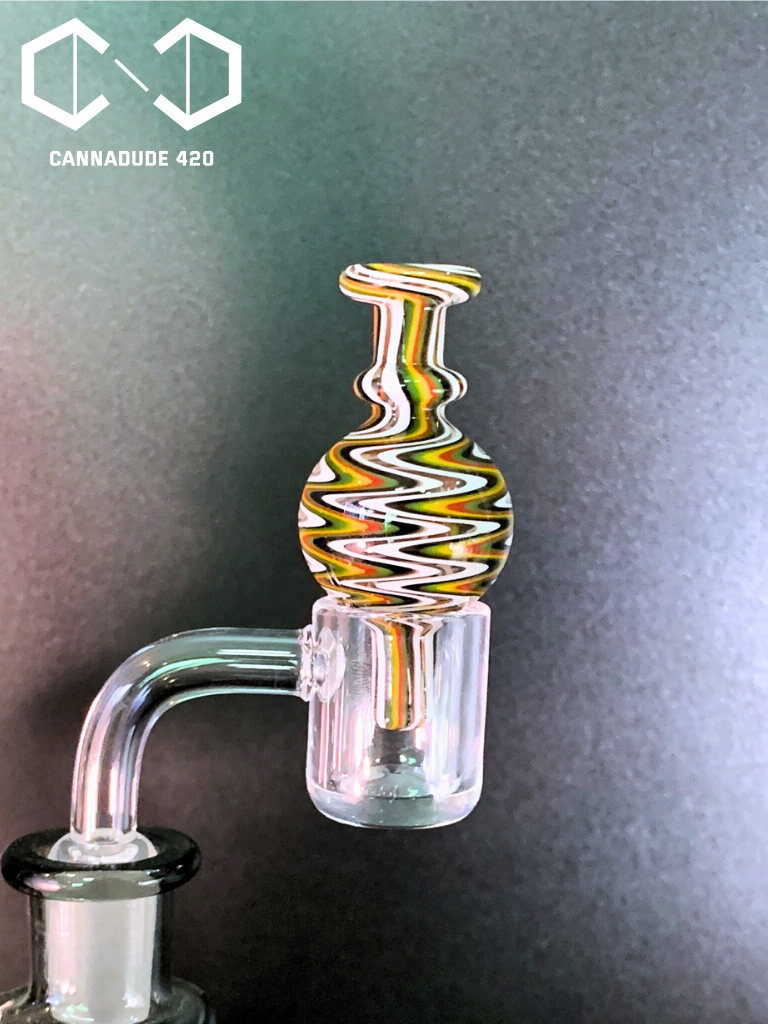 UV Bubble Glass Carb Cap For Quartz Banger 25mm