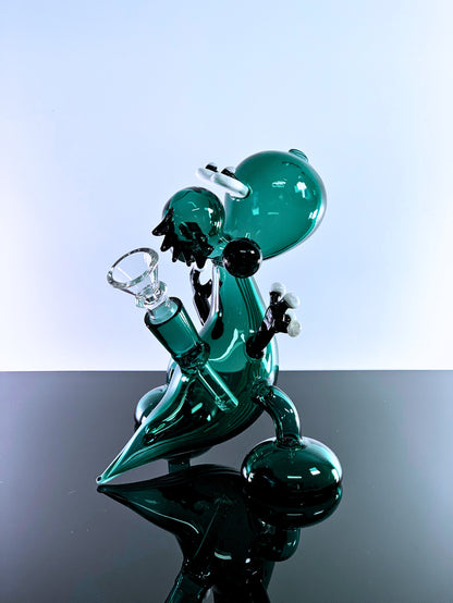 Twerk Dino Glass Bong 6 Inches