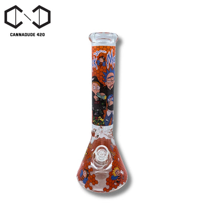 Rick & Morty Beaker Glass Bong 14 Inches