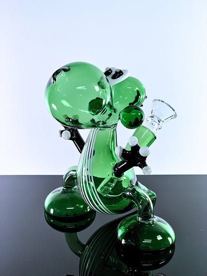Twerk Dino Glass Bong 6 Inches