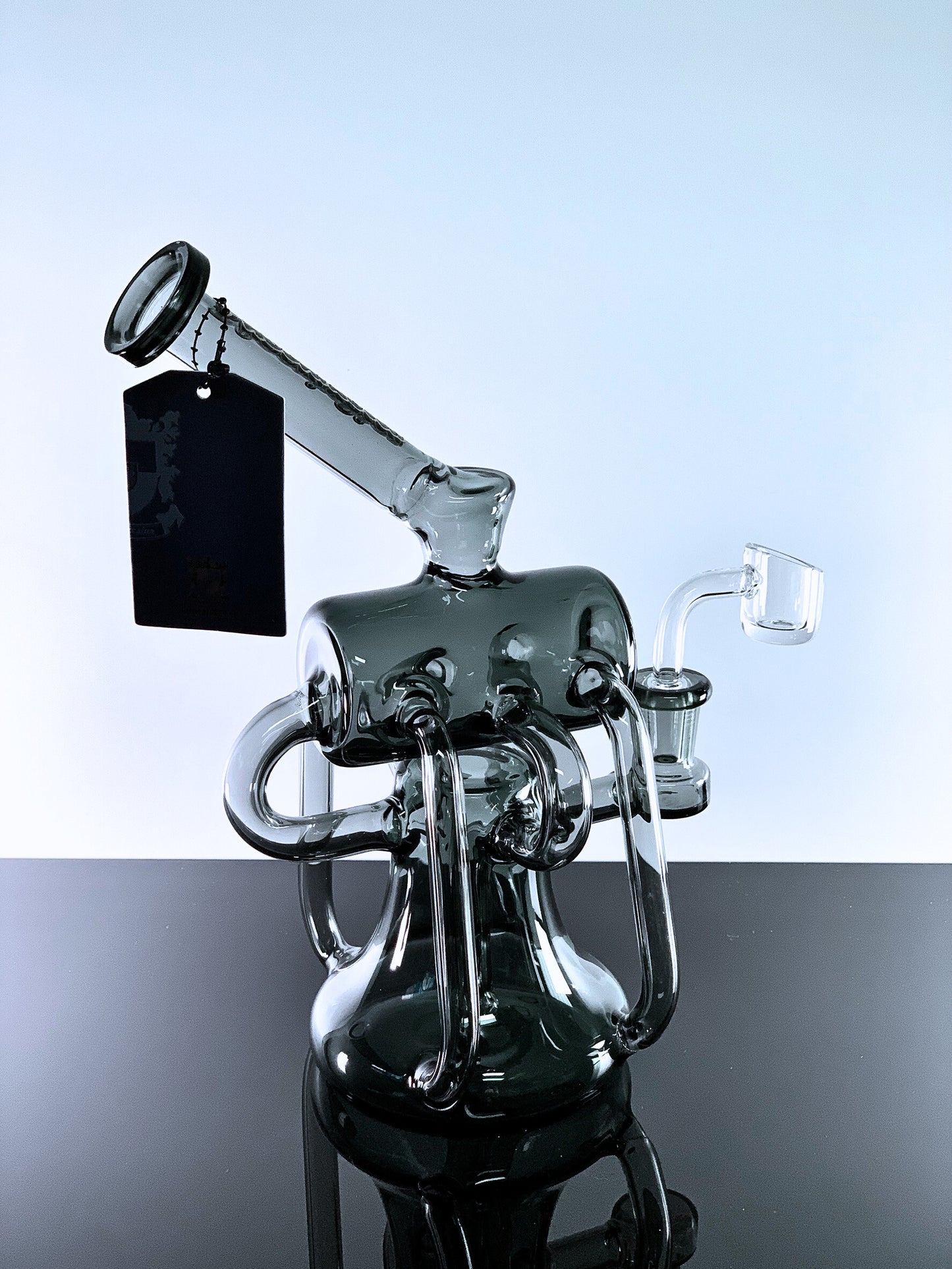 Recycler Spike Tube Dab Rig 8 Inches