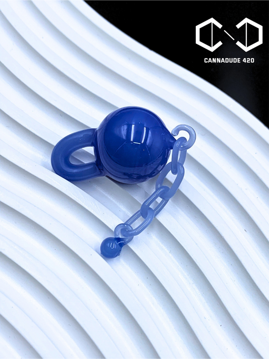 X Mas Glass Terp Chains 22mm Carb Cap For Quartz Banger