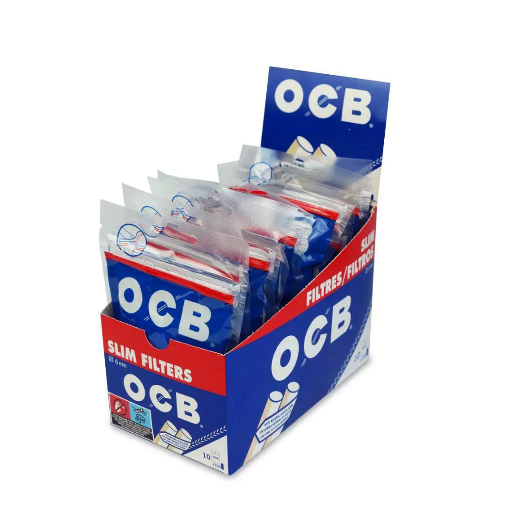 OCB Gummed Slim Filter Tips