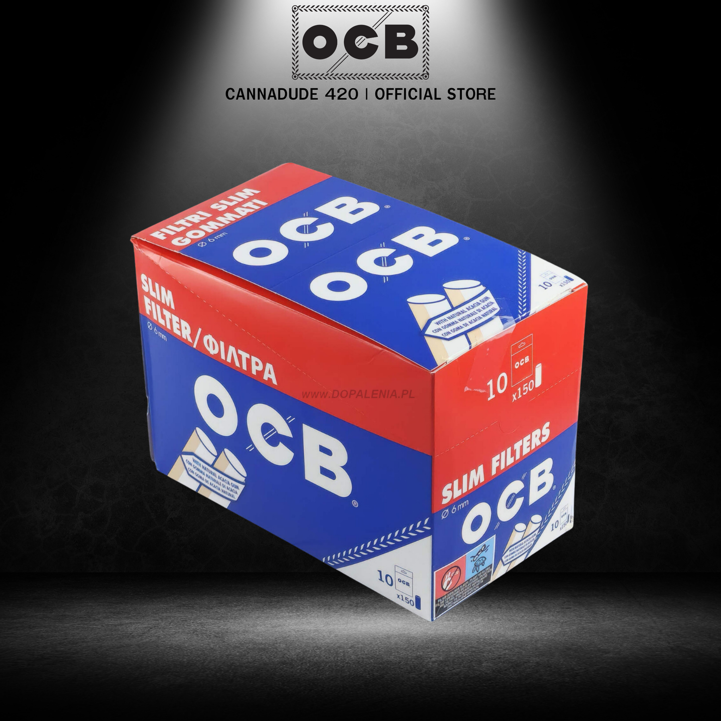 OCB Gummed Slim Filter Tips