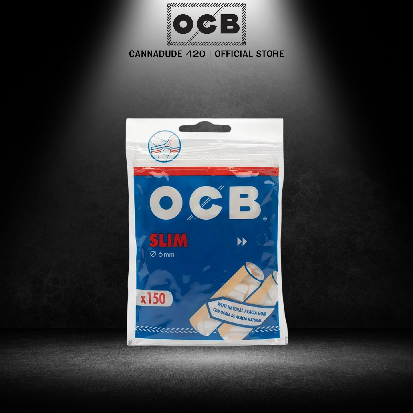 OCB Gummed Slim Filter Tips