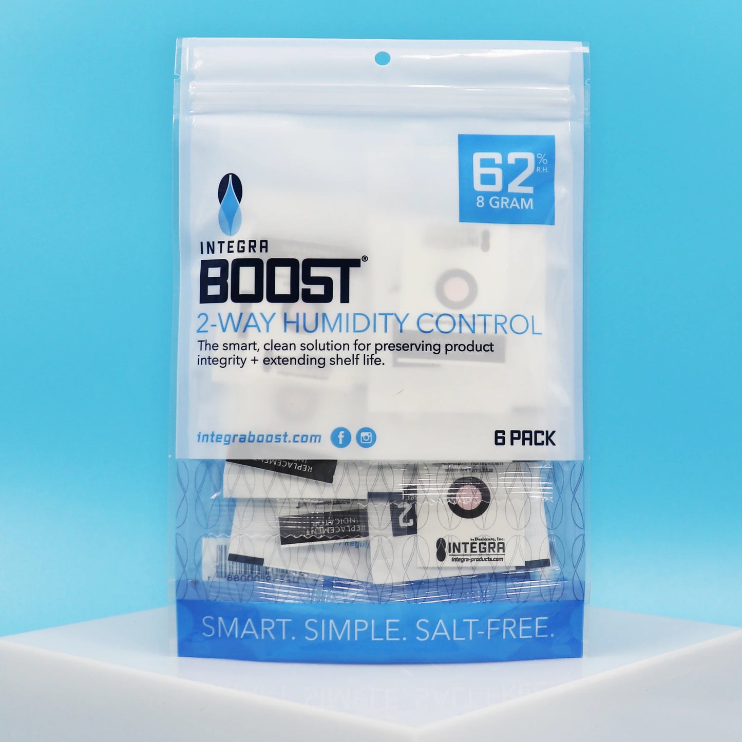 8-GRAM INTEGRA BOOST 2-WAY HUMIDITY CONTROL AT 62% RH