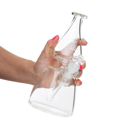 GRAV HELIX Clear Beaker Water Pipe 8.75 Inches