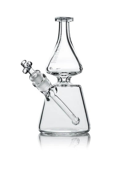 GRAV HELIX Clear Beaker Water Pipe 8.75 Inches
