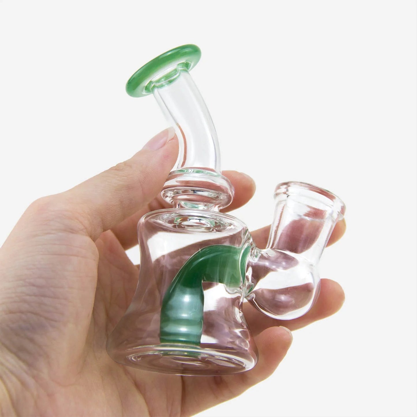4 Inches Mini Rig Green
