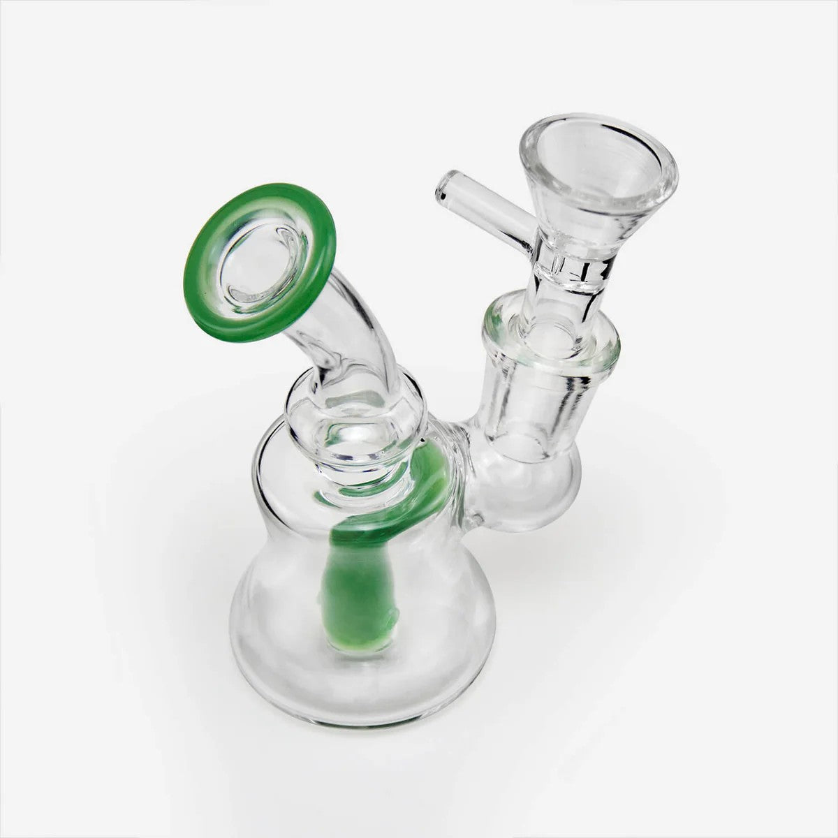 4 Inches Mini Rig Green
