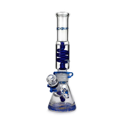 Phoenix Star Freezable Glycerin Coil Beaker Bong 12 Inches 7MM