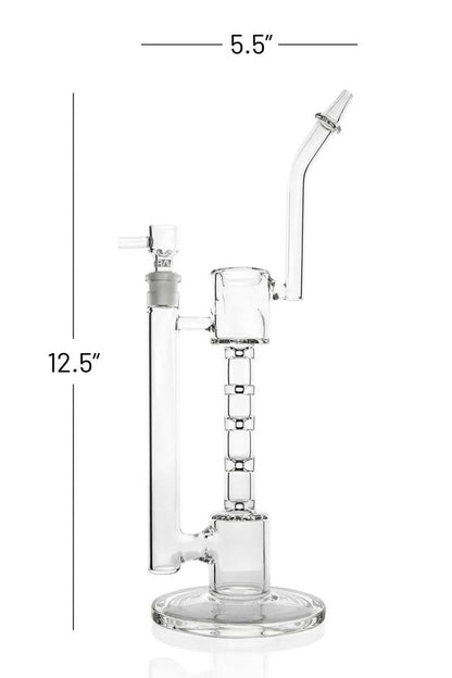 Cannadude Upline Glass Bong Dab Rig 13"