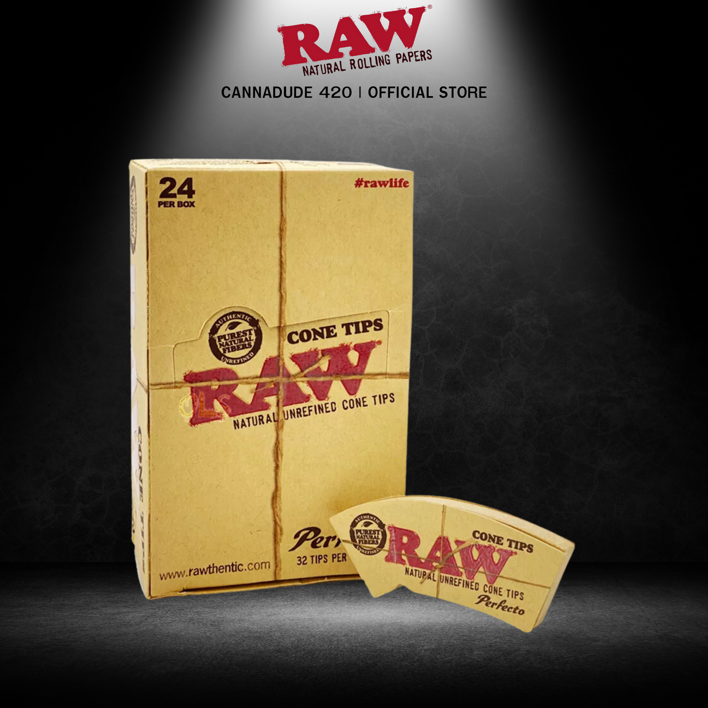 RAW Perfecto Cone Tips Filter