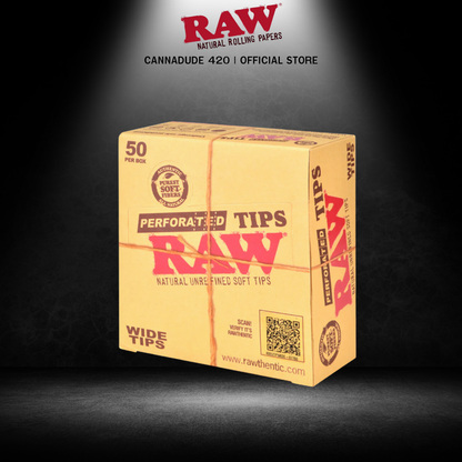 RAW Perforated Wide Tips Filter
