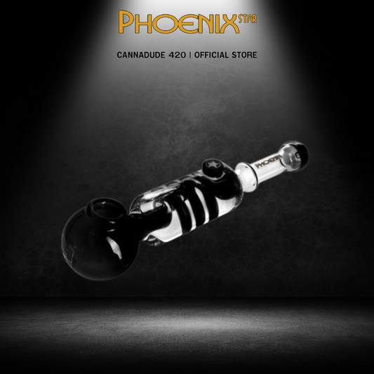PHOENIX STAR Glycerin Coil Spoon Hand Pipe 9.5 Inches